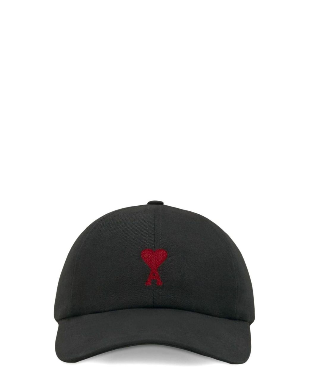 AMI Black Ami De Coeur Baseball Cap for men