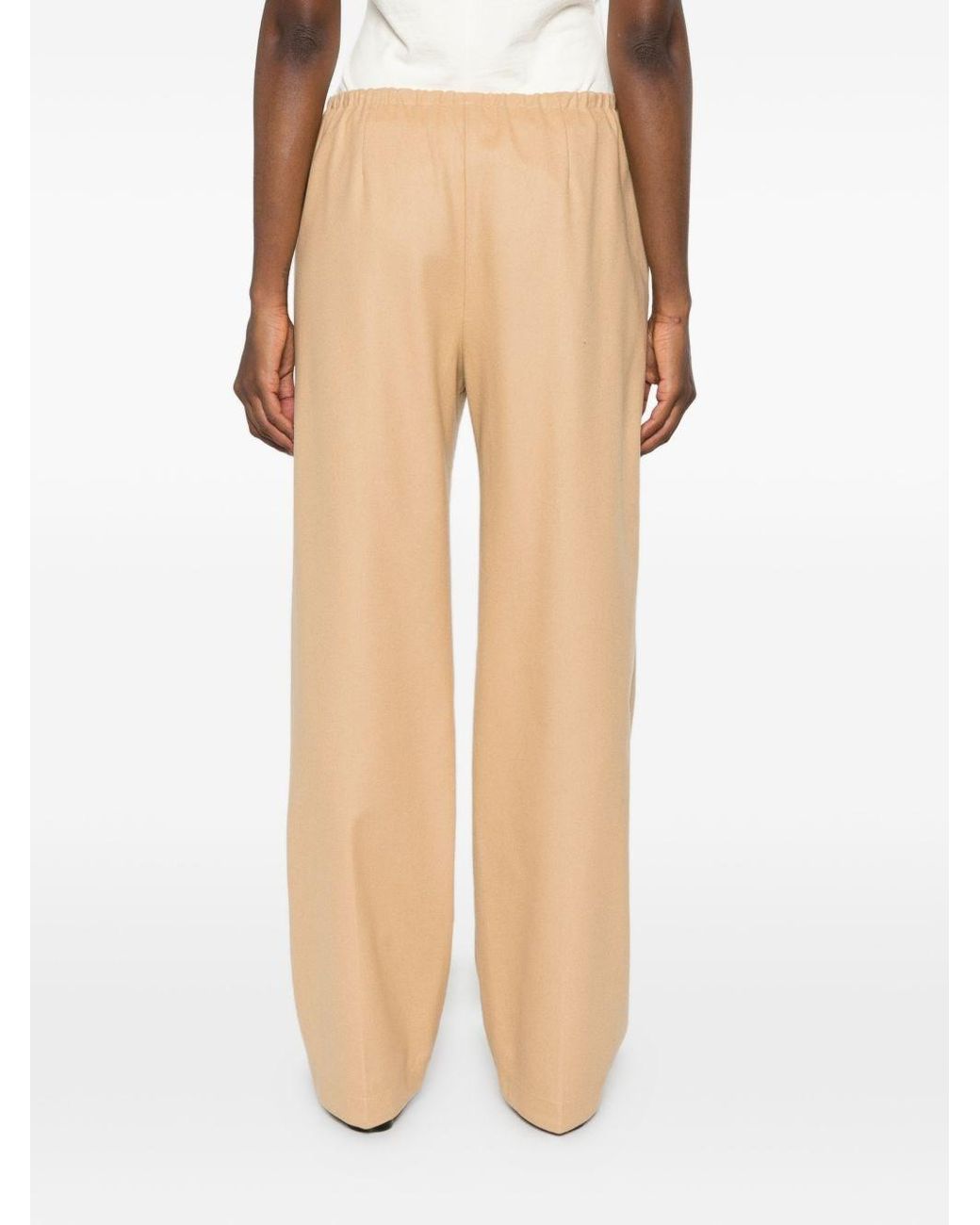 Forte_forte White Wool Trousers