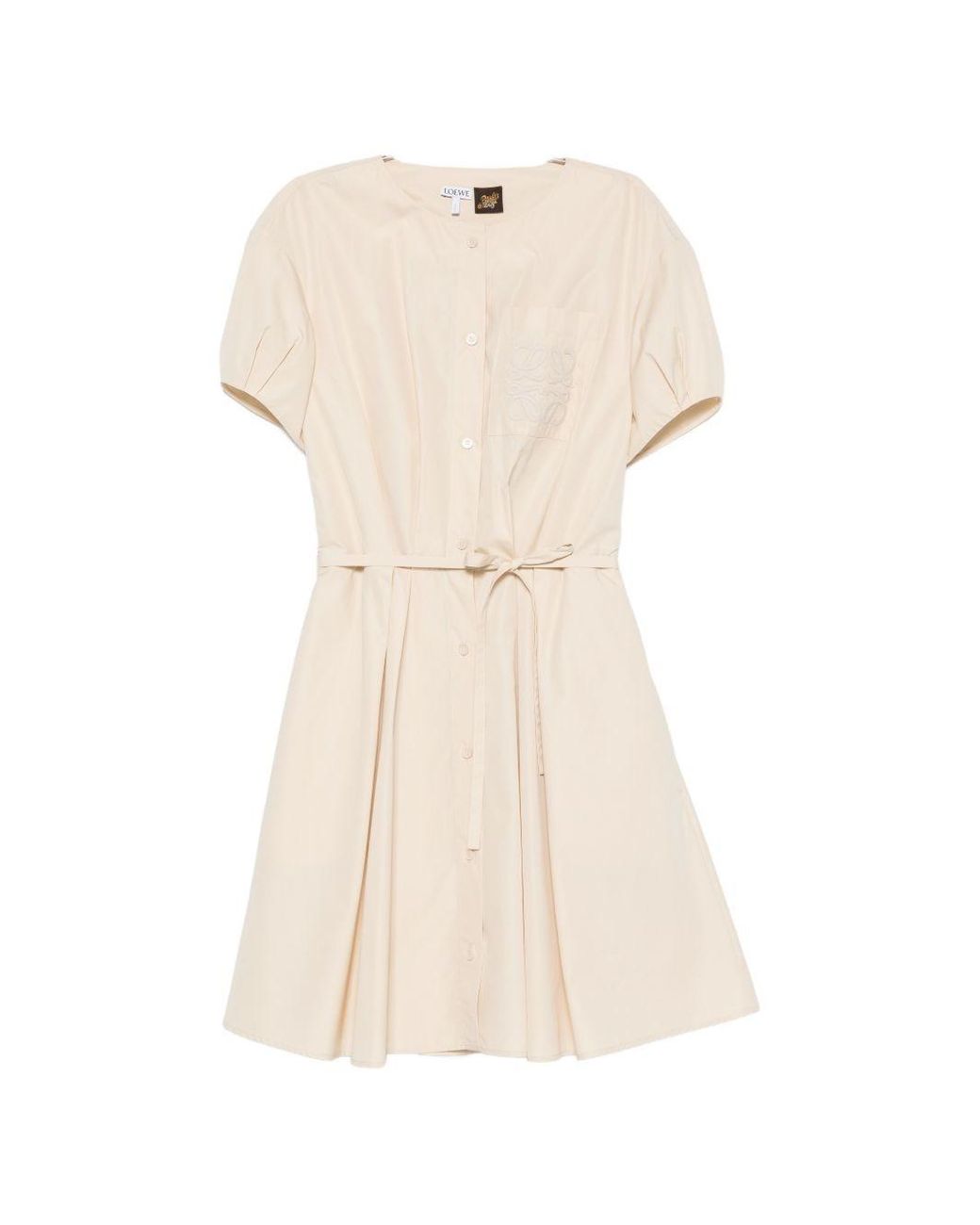 Loewe Natural Cotton Short Dress