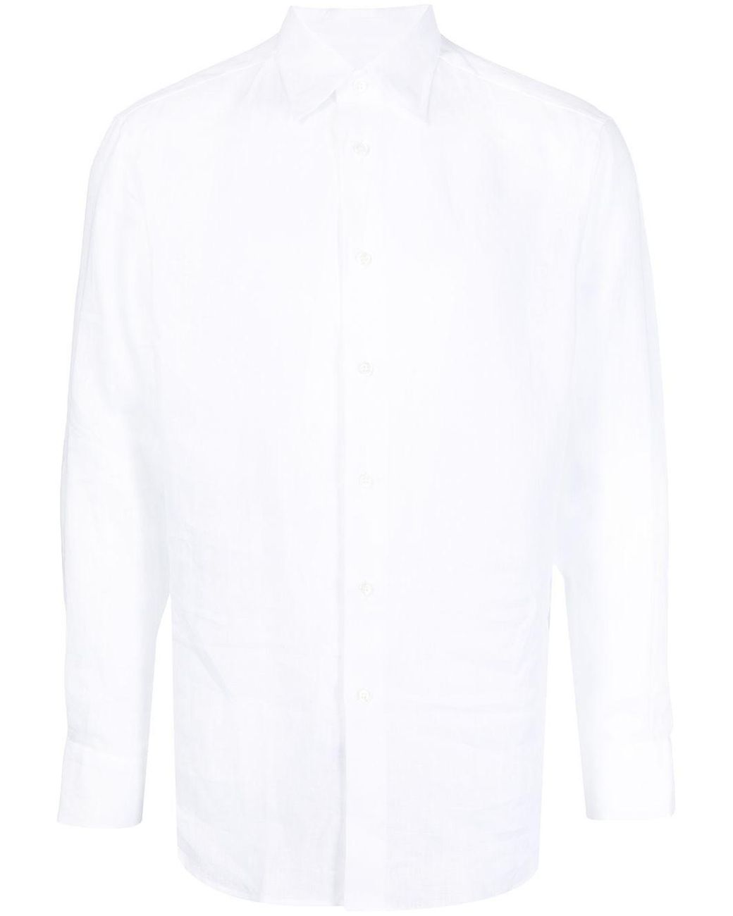 Brioni White Linen Shirt for men