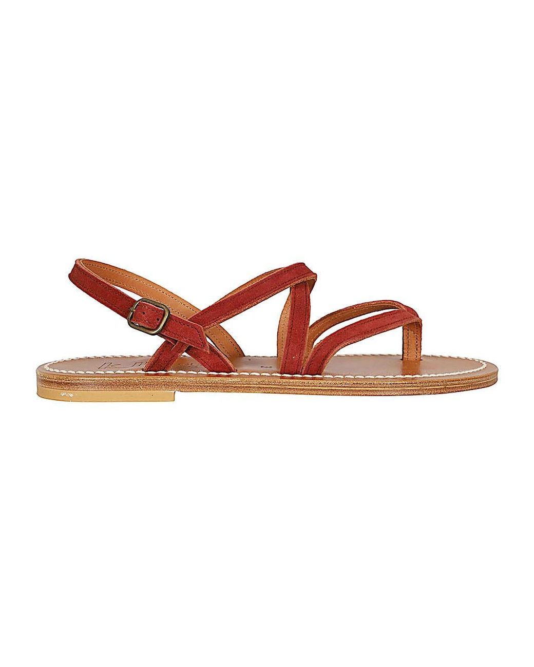 K. Jacques Brown Marathon Leather Sandals