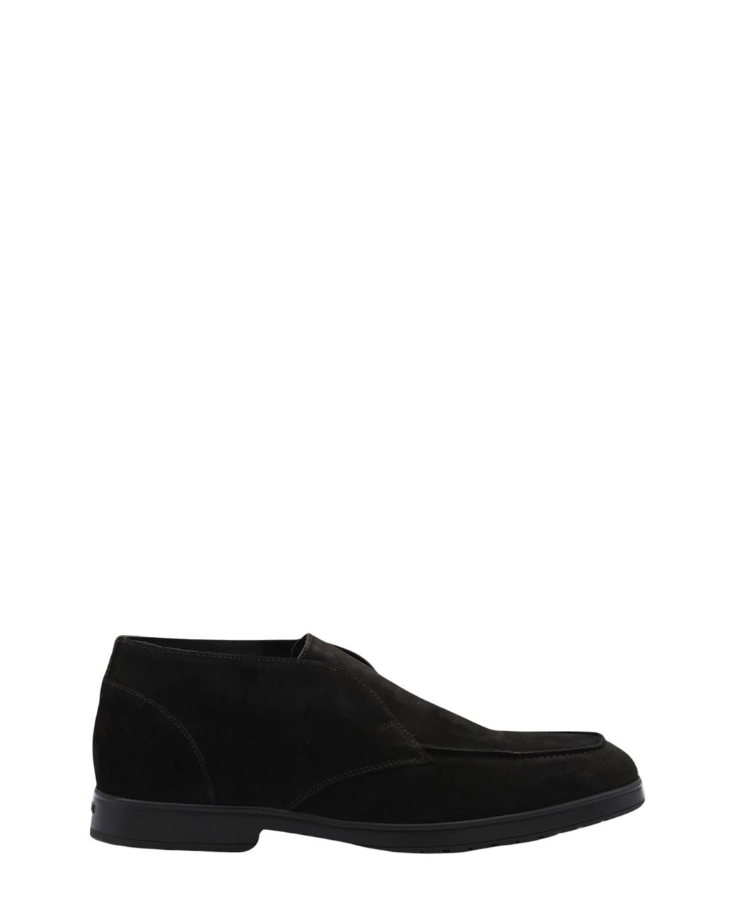 Doucal's Black Suede Desert Boots for men