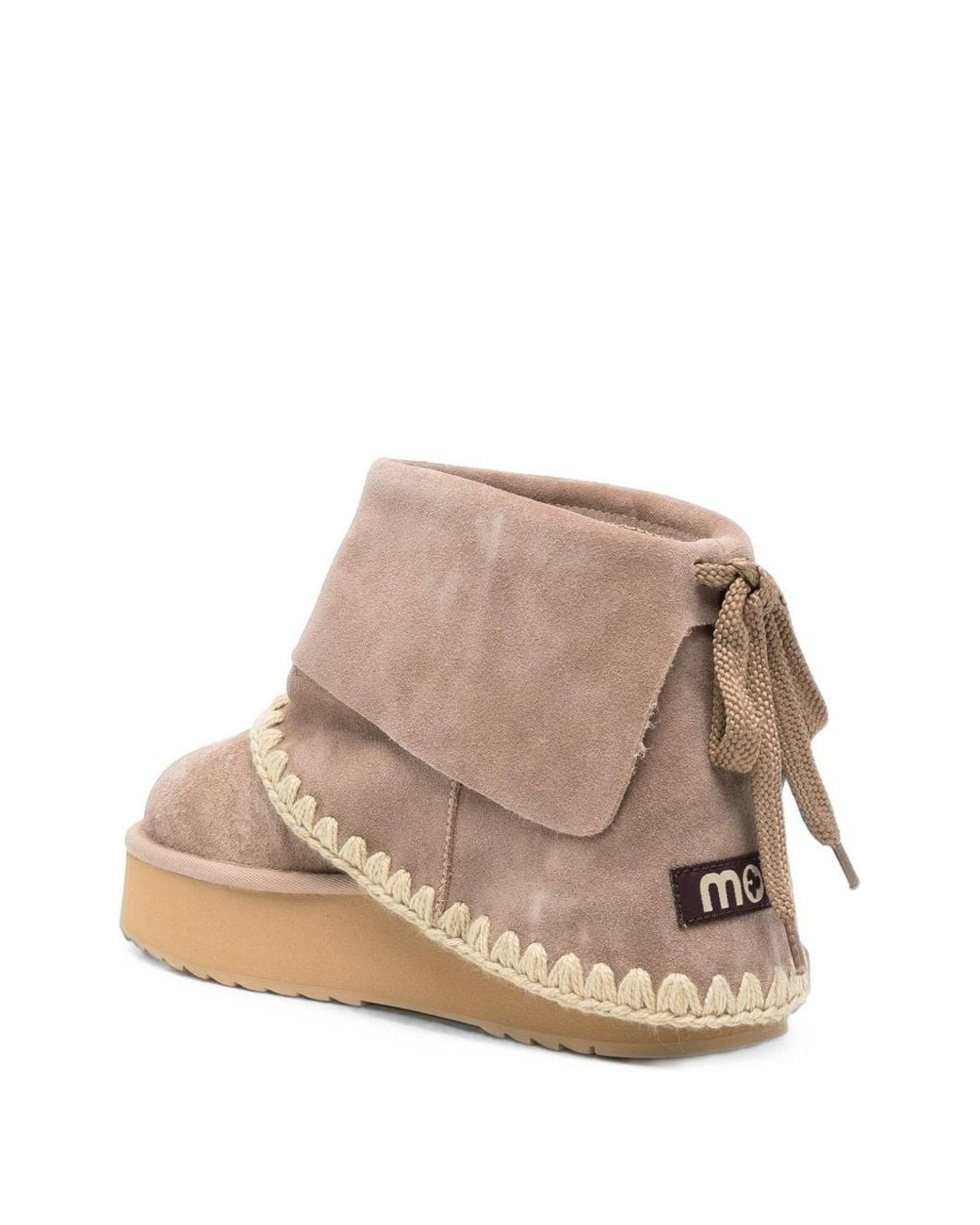 Mou Natural Platform Boots By