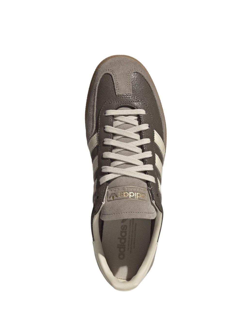 Adidas Brown 100% Leather Sneakers for men