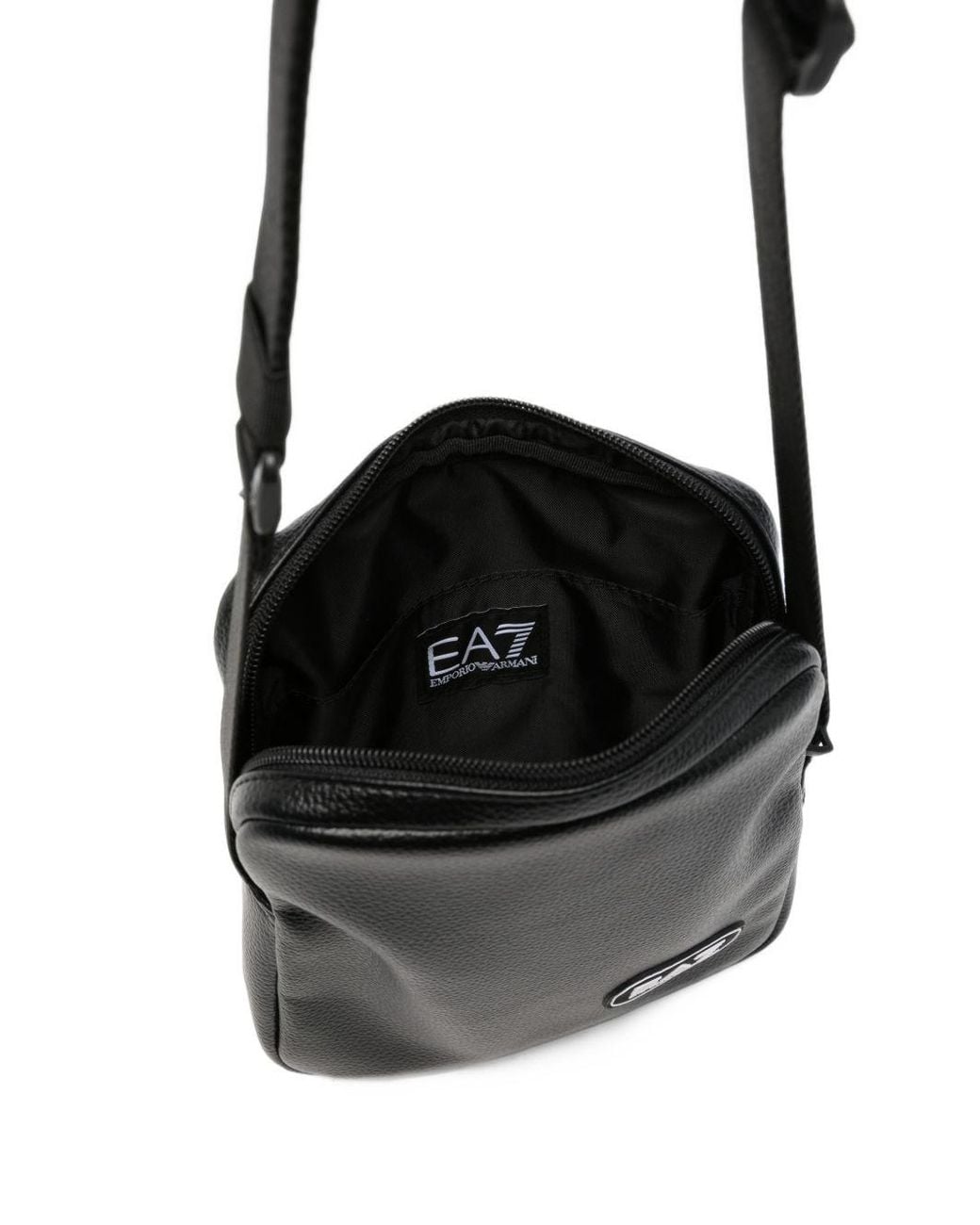 EA7 Black Crossbody Bag for men