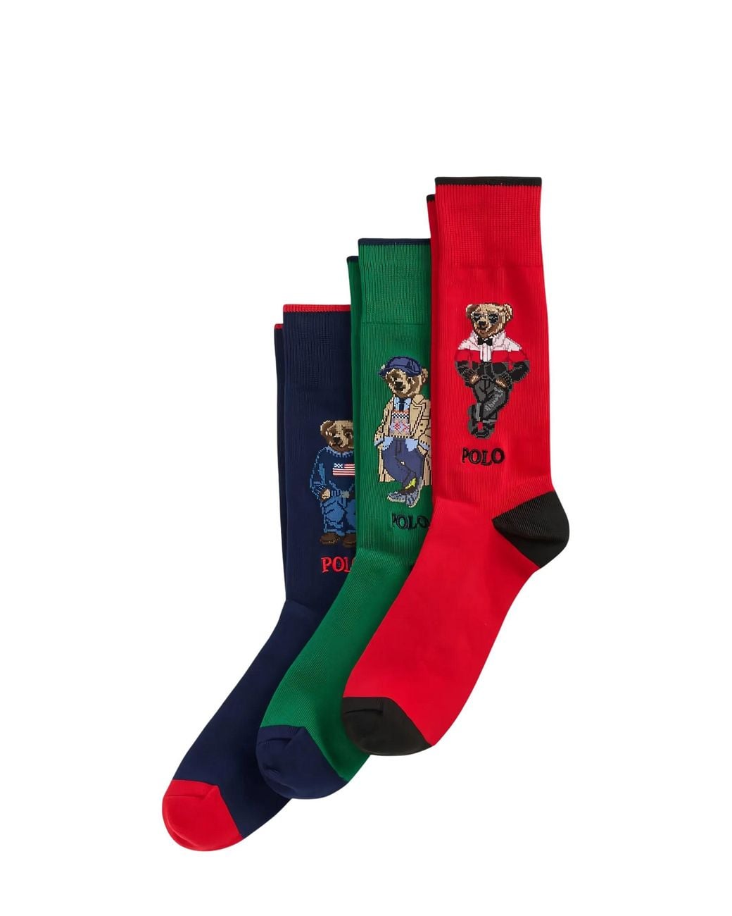 Polo Ralph Lauren Red Polo Bear Sock Set By for men