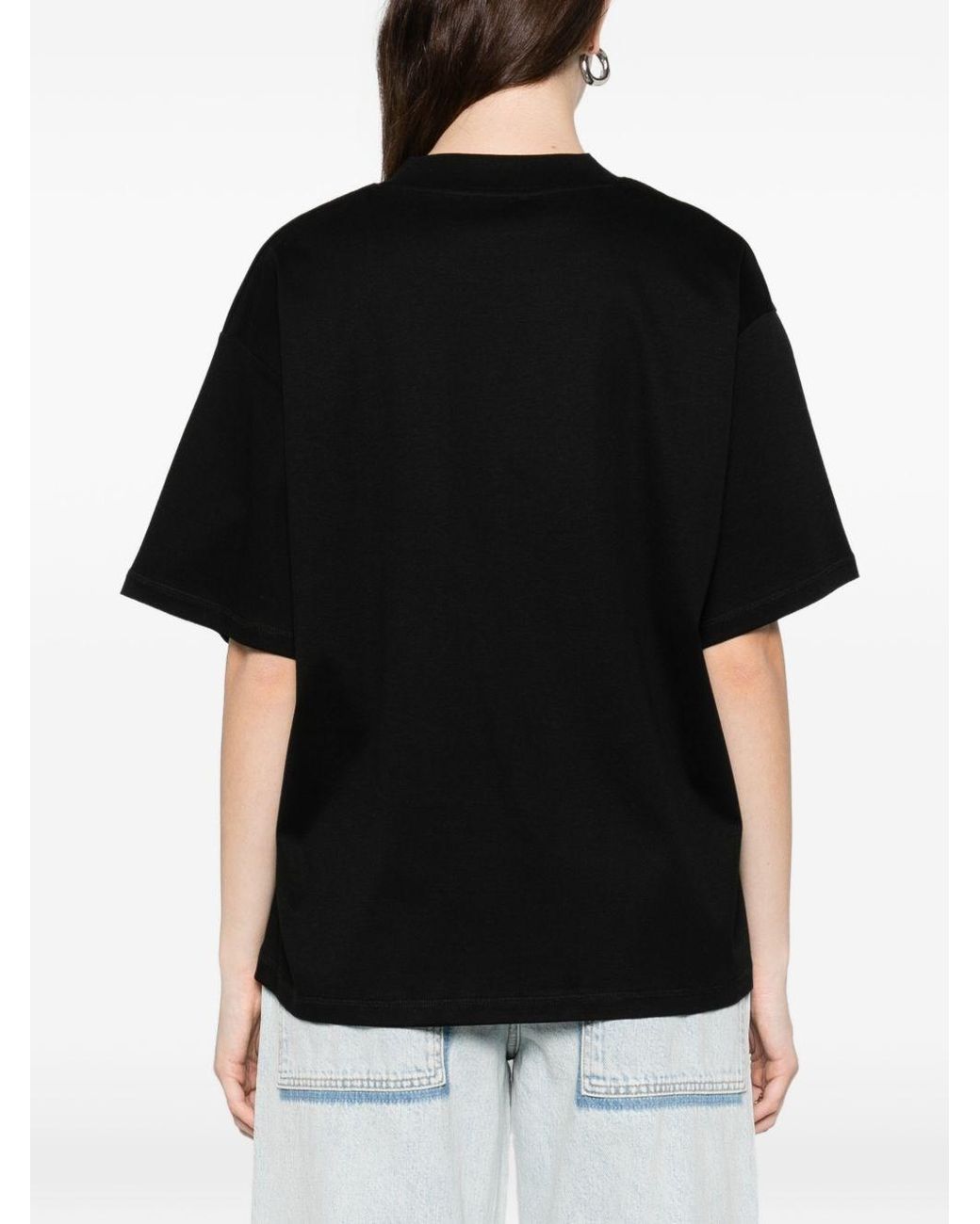 Herskind Black Larsson Cotton T-Shirt