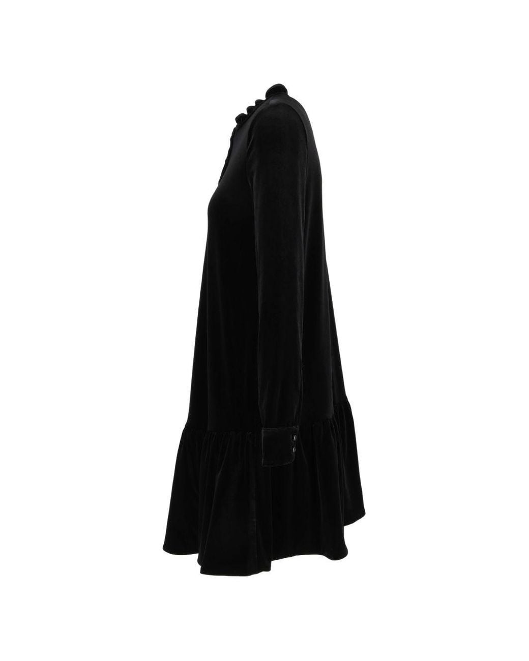 Emporio Armani Black Chenille Dress