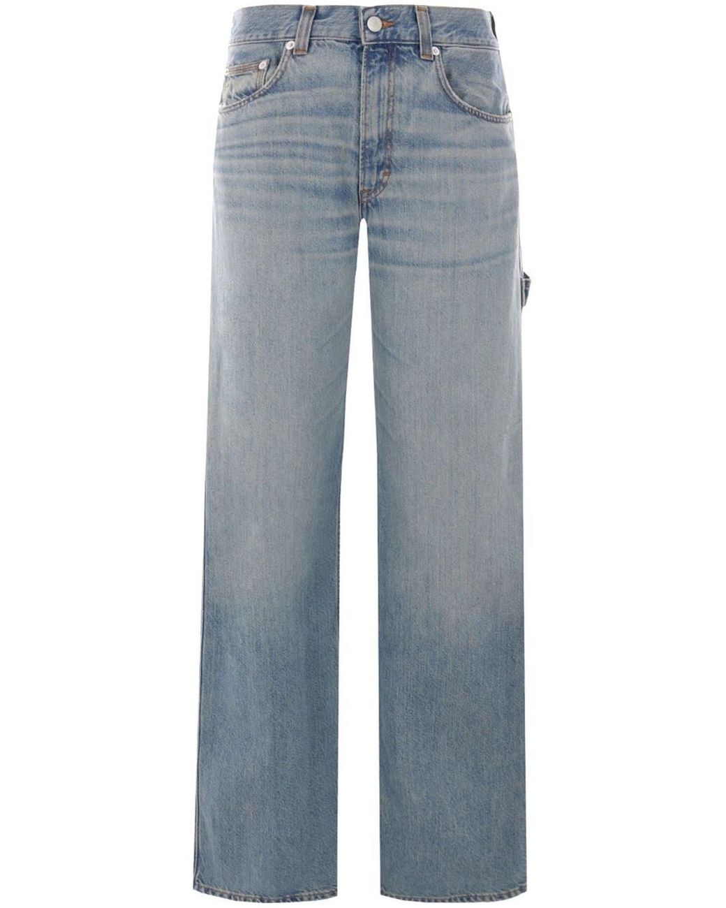 Haikure Blue Winona Wide-Leg Jeans