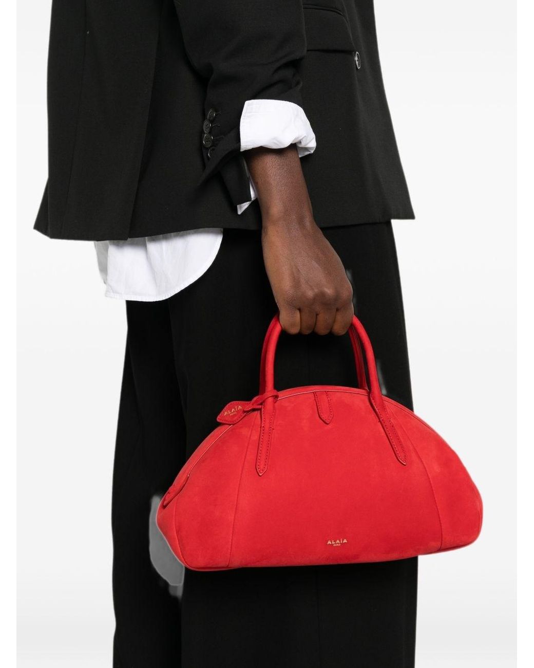 Alaïa Red Purse Small Leather Handbag