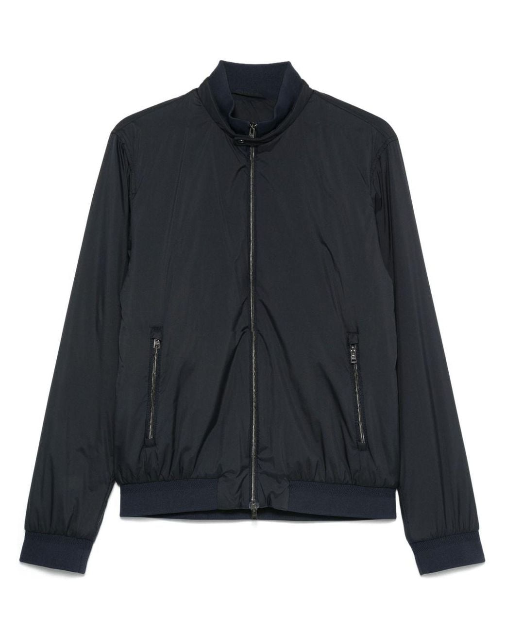 Giacca Blouson Con Zip di Herno in Blue da Uomo
