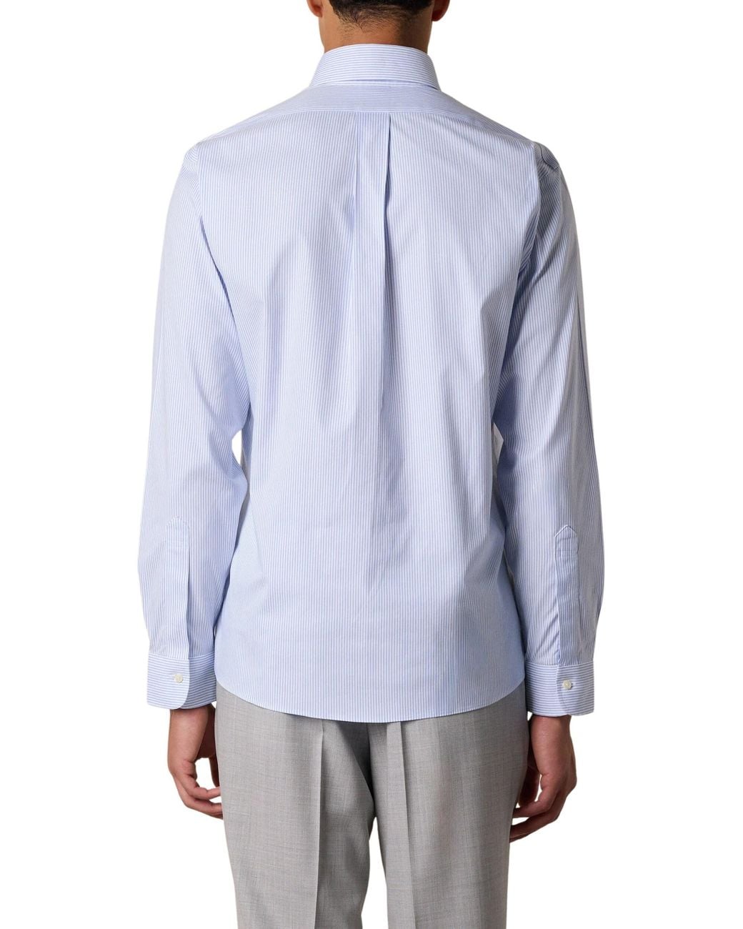 Brooks Brothers Blue Regular Fit Non-Iron Oxford Shirt With Button Down Col for men