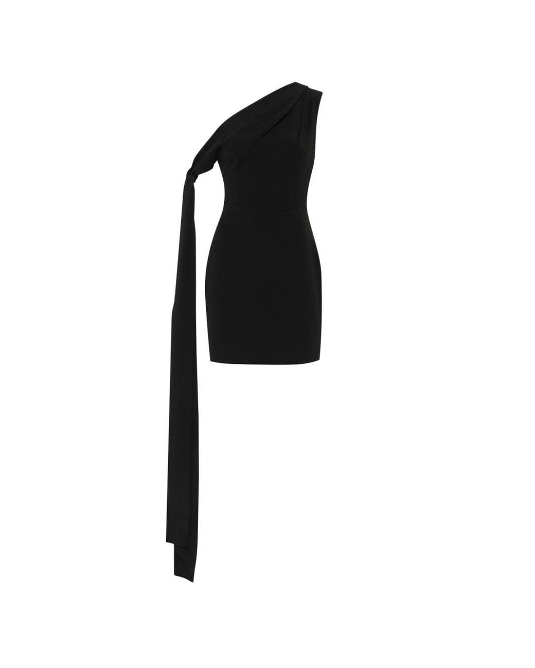 Solace London Black Gardner Mini Dress
