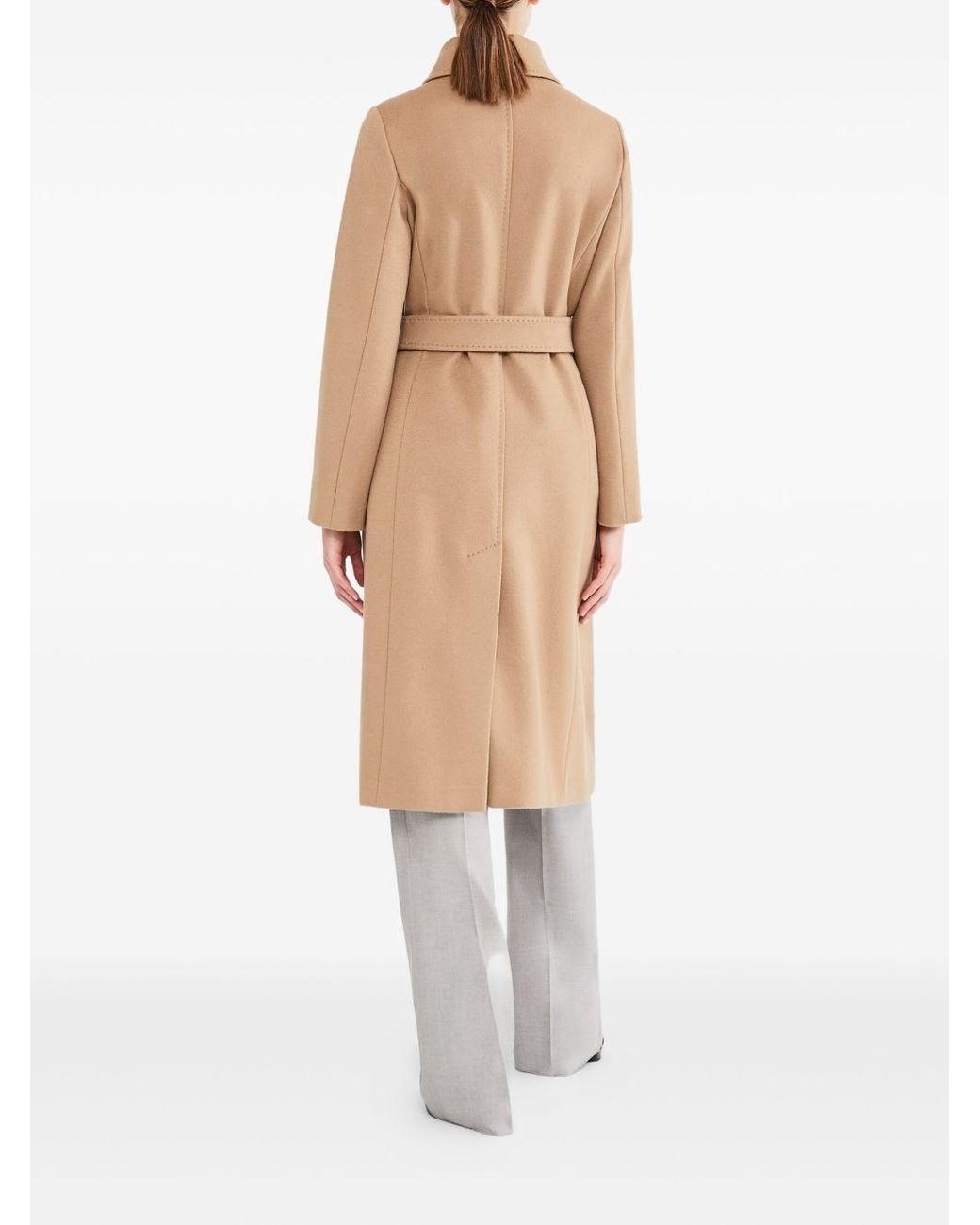 Max Mara Natural Wool Coat