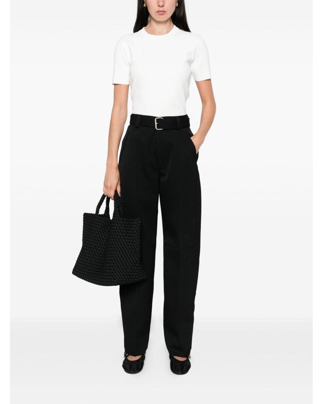 Max Mara White Cotton T-Shirt