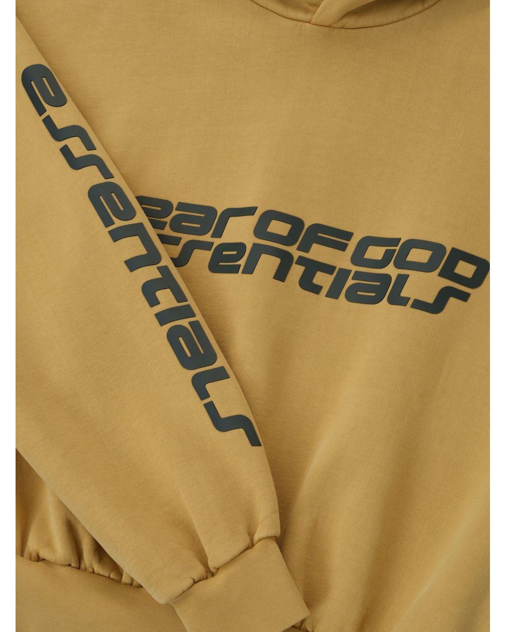 Essentials Natural Heavy Fleece Cropped Relaxed Sweatshirt for men