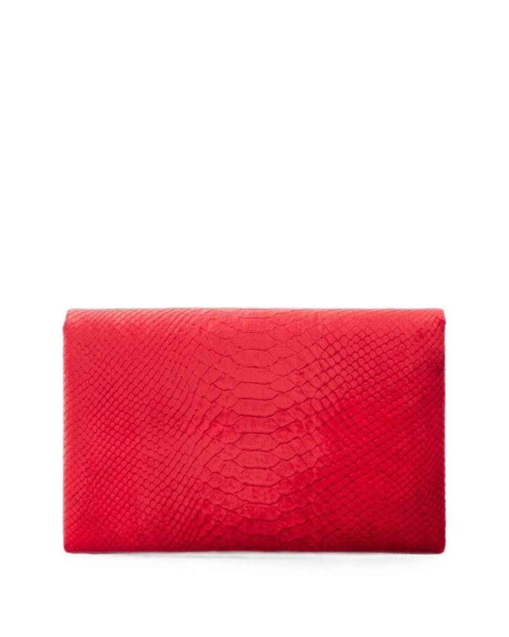 Elisabetta Franchi Red Flap Clutch