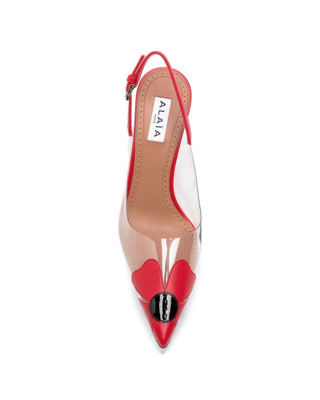 Alaïa Pink Bloom Slingback Pumps