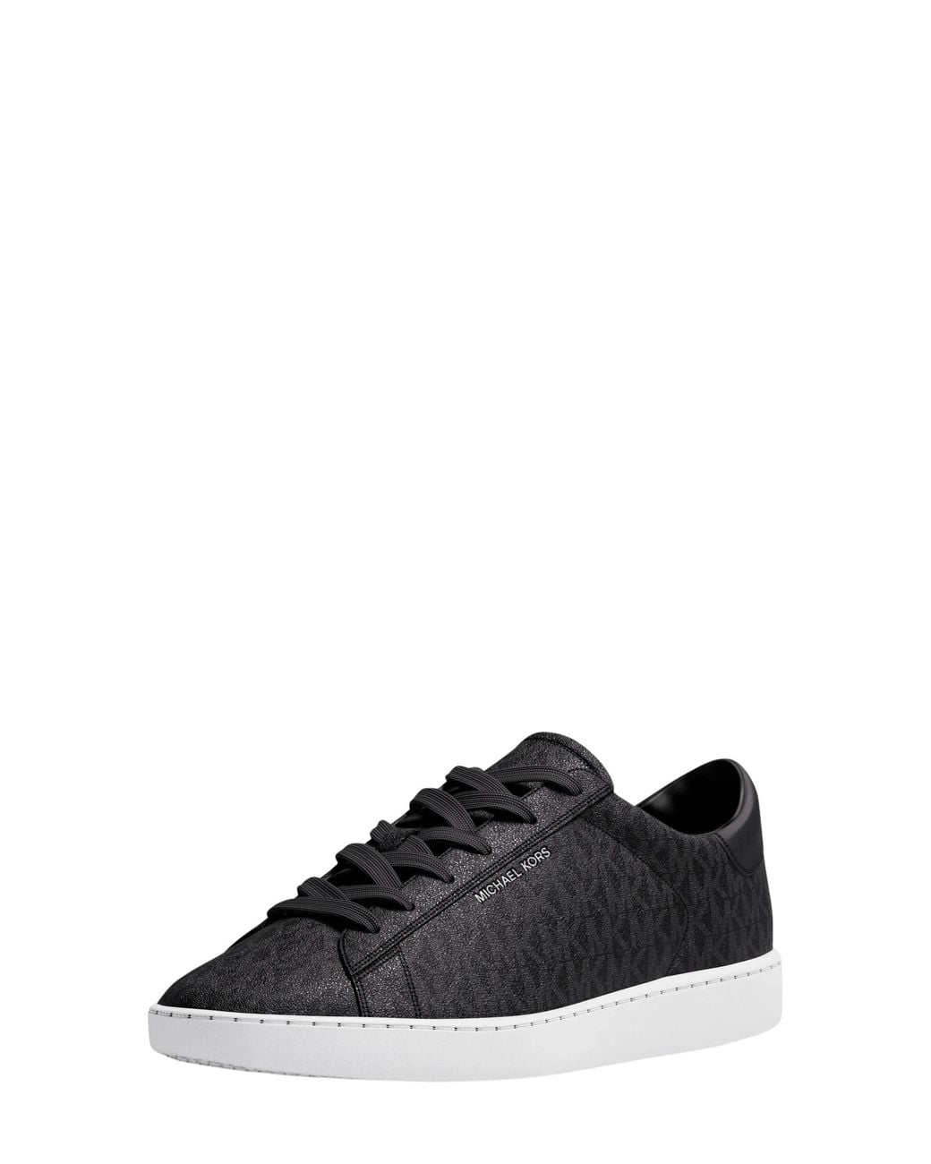 Michael Kors Black Reign Signature Logo Sneakers for men