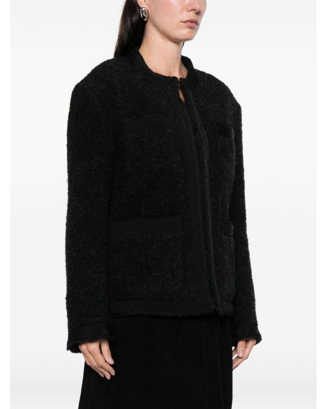 LN22 Black Wool Jacket