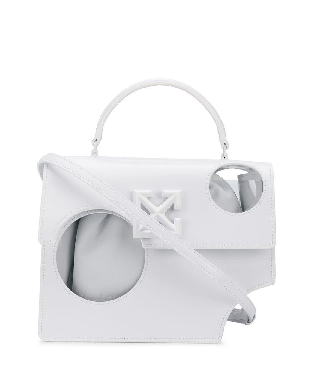 Off-White's Hole-Punctured Meteor Shower Jitney Handbag Debuts at Paris  Fashion Week