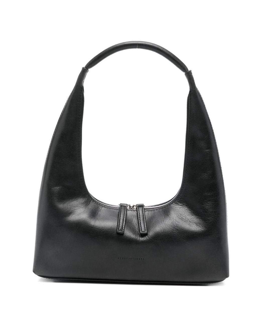 MARGE SHERWOOD Black Leather Hobo Bag