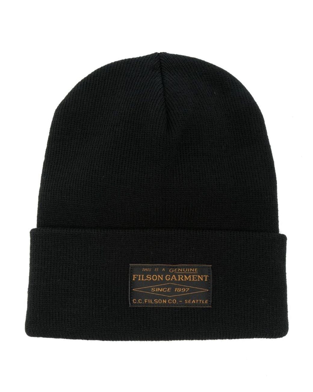 Berretto Con Logo di Filson in Black da Uomo