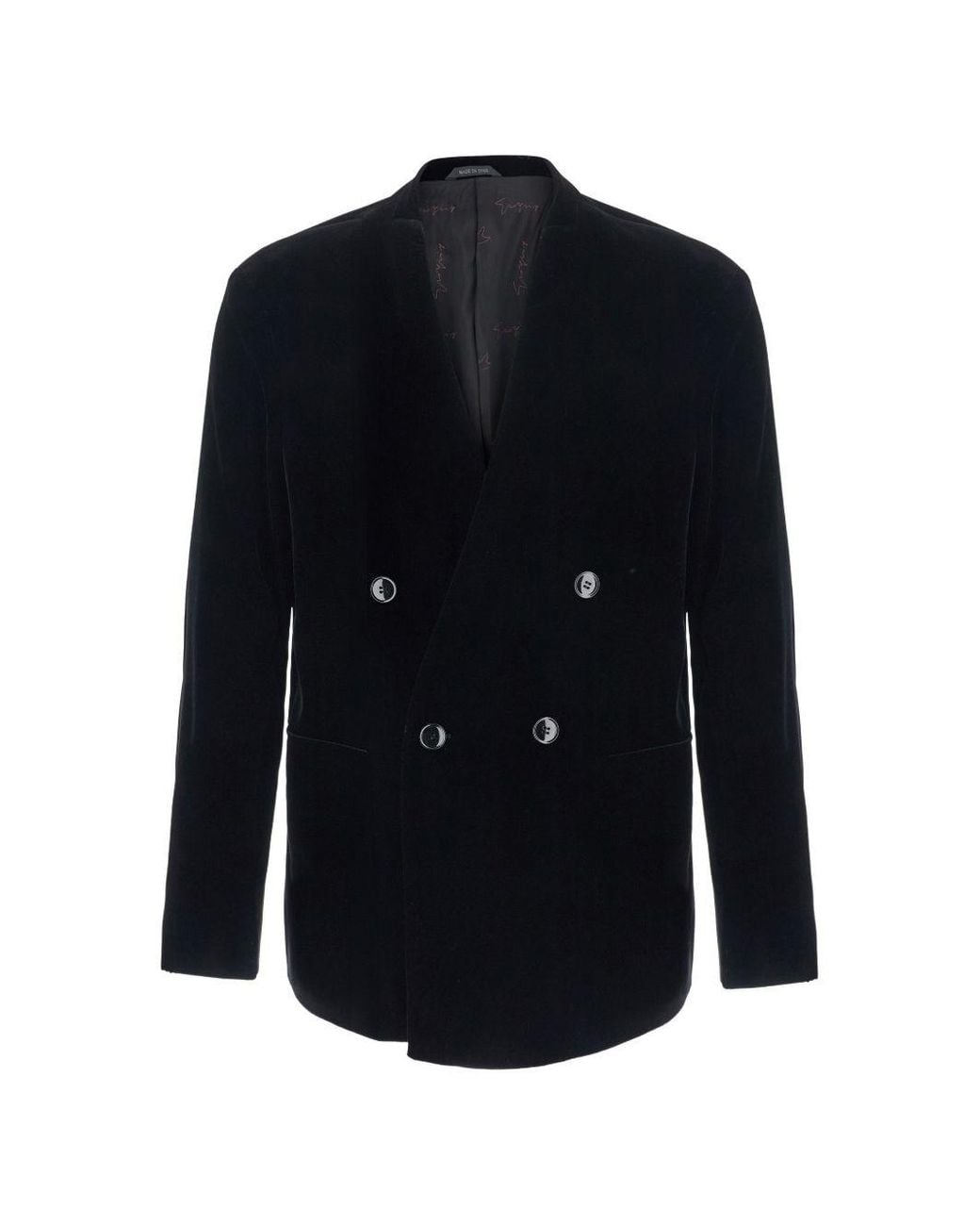 Giorgio Armani Blue Double-Breasted Blazer Jacket for men