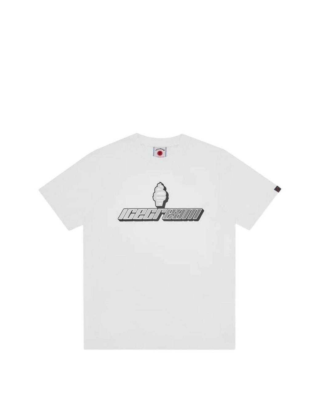ICECREAM White Speedway Cotton T-Shirt for men
