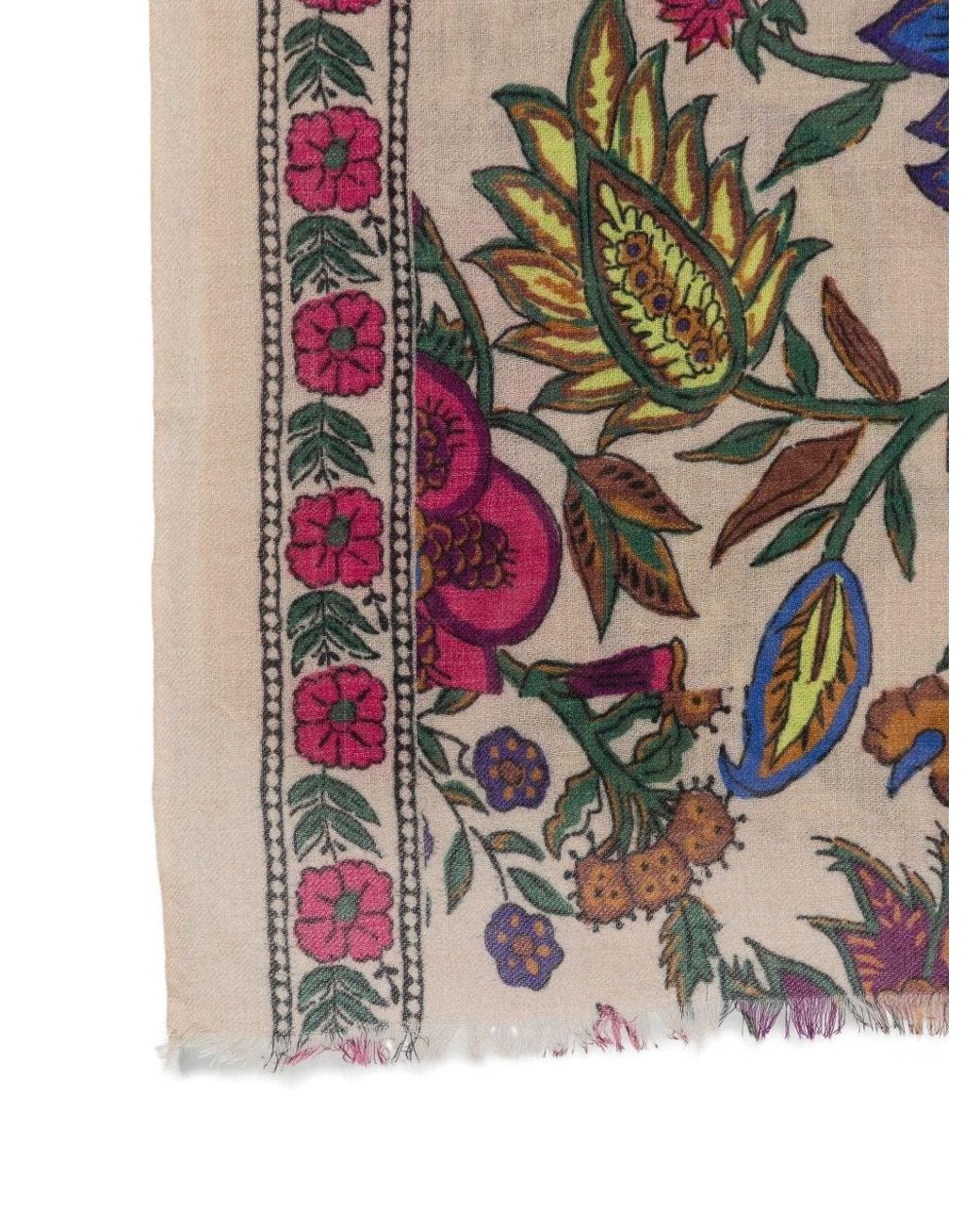 PATCHOULI Pink Printed Wool Stole By