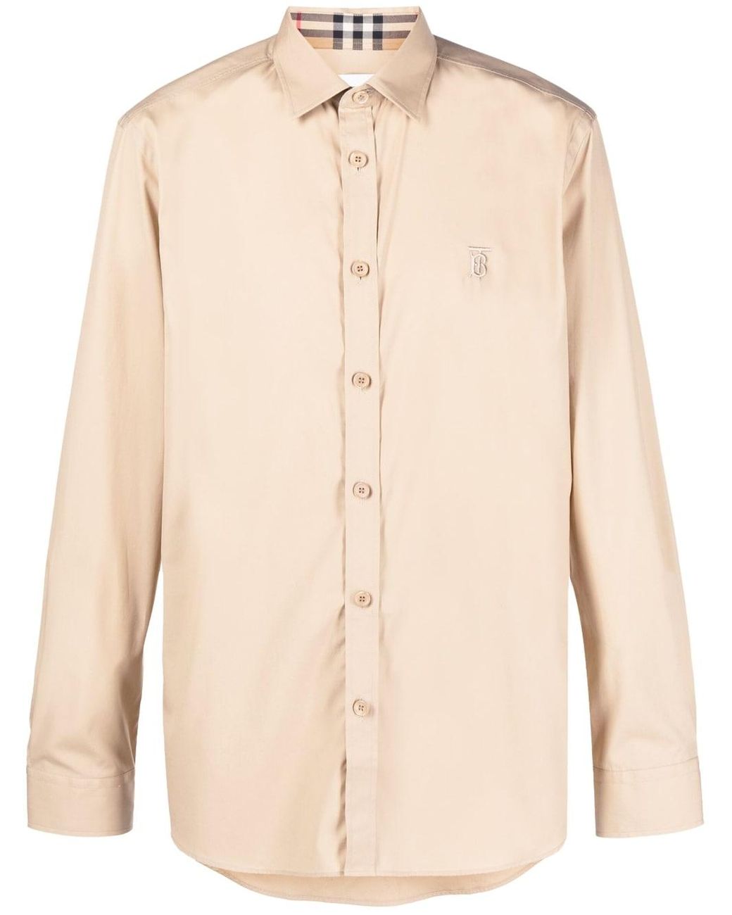 Men's burberry long sleeve sale button up