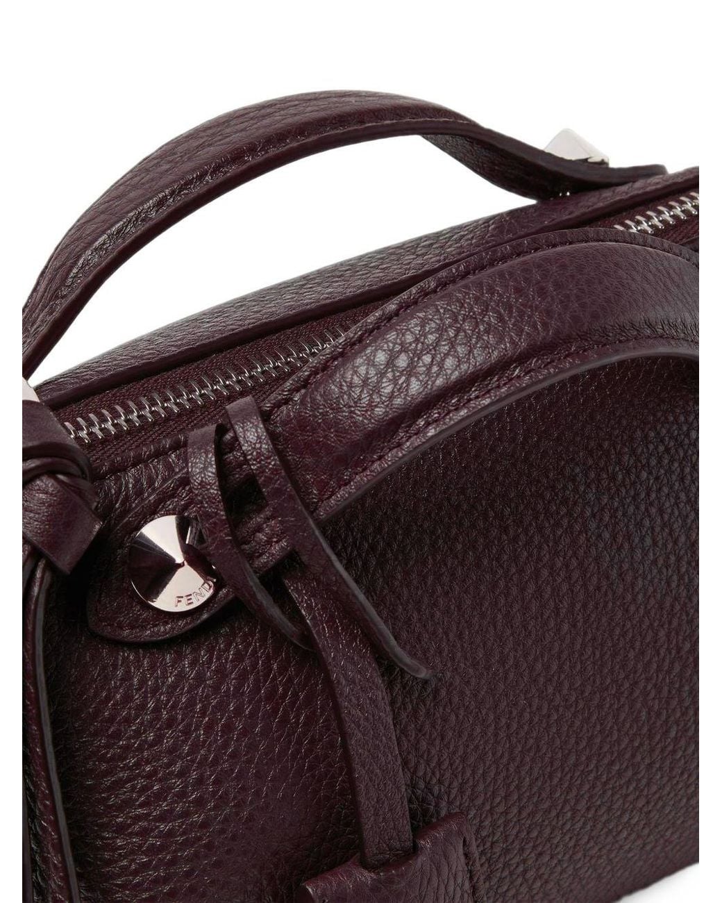 Fendi Brown By The Way Mini Leather Handbag