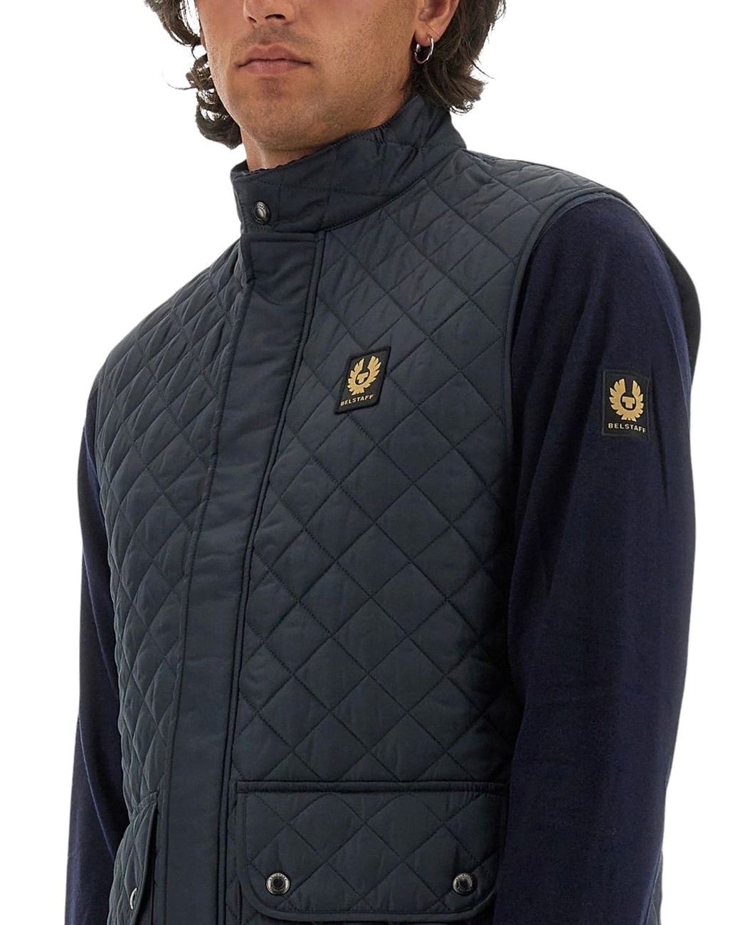 Belstaff Blue Icon Vest for men