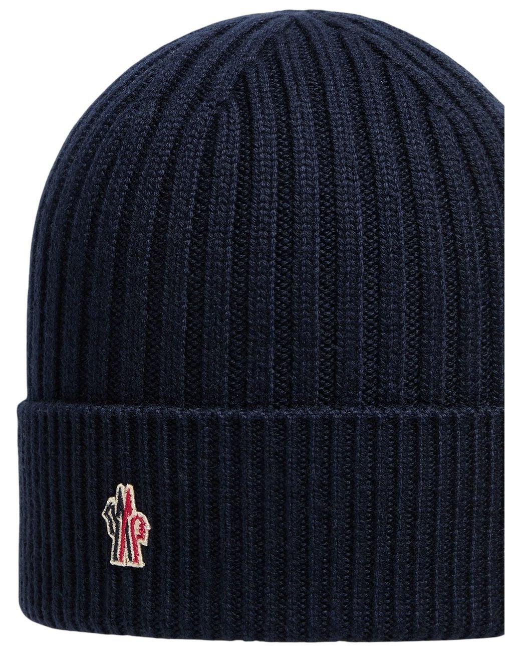 Moncler Blue Logo Hat for men