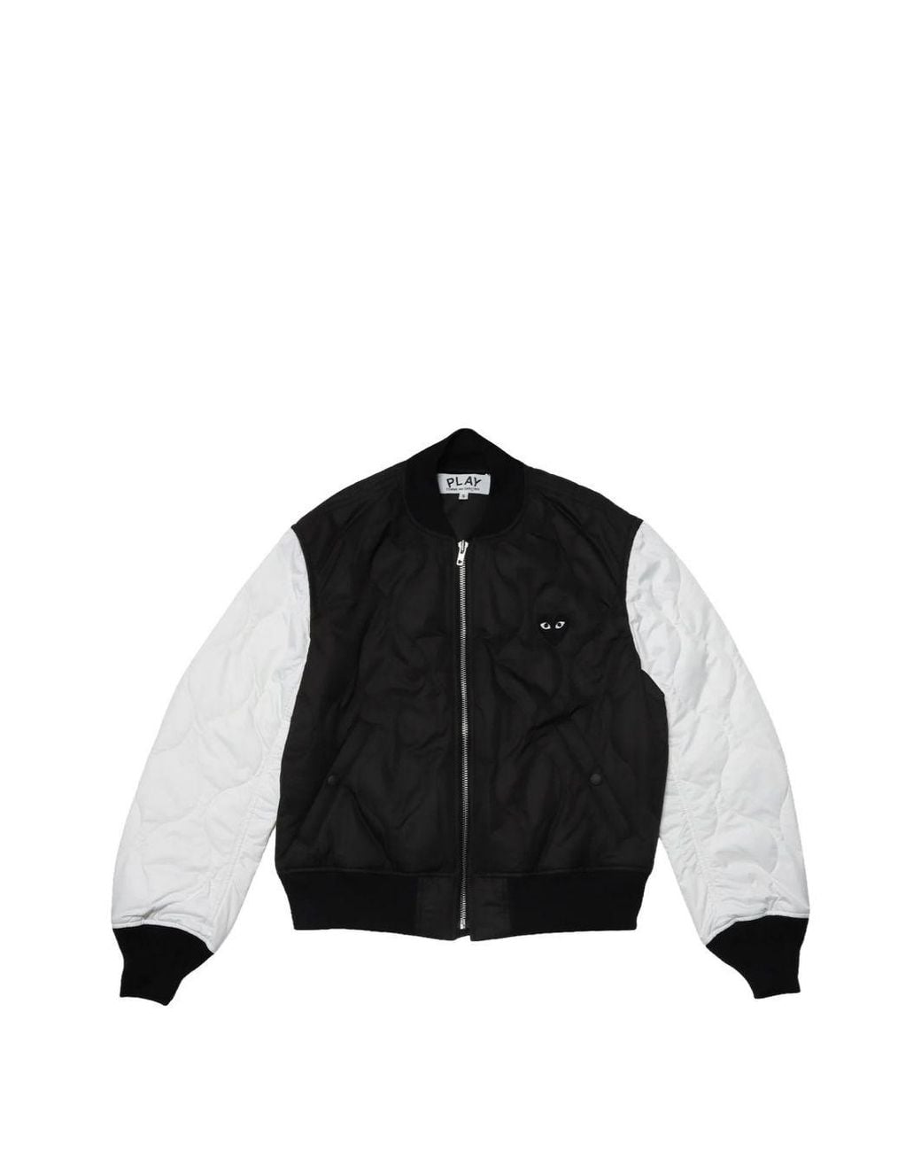 COMME DES GARÇONS PLAY Black Emblem Bomber Jacket for men
