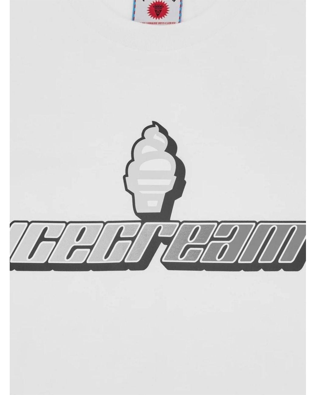 ICECREAM White Speedway Cotton T-Shirt for men