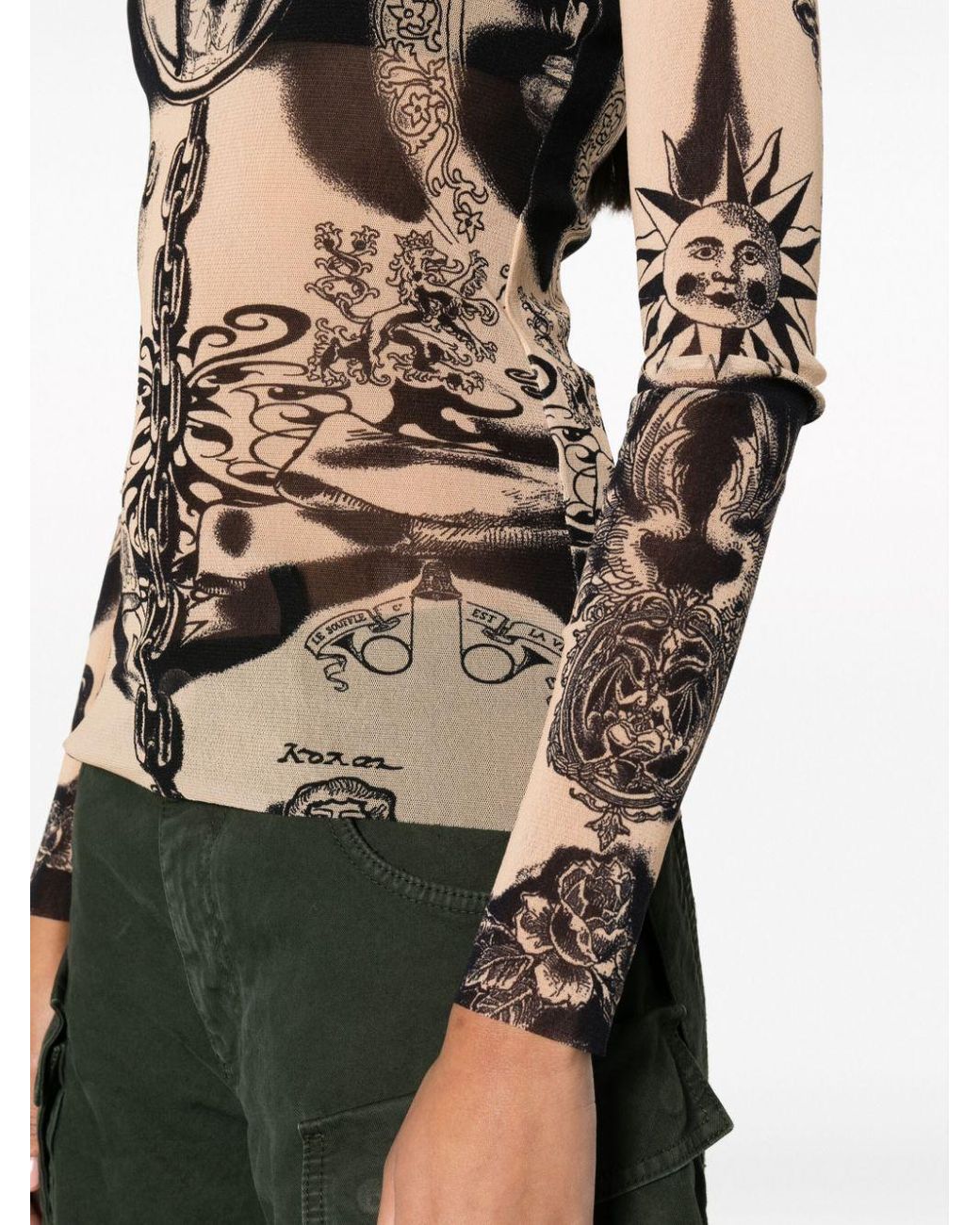 Jean paul gaultier store tattoo shirt