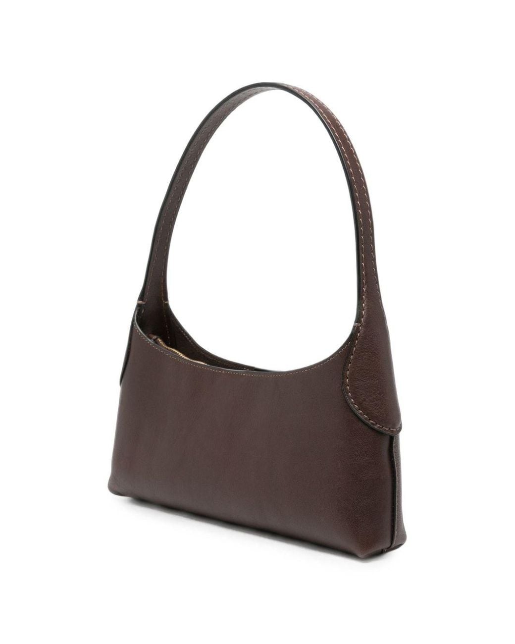 COACH Brown Brooklyn 26 Leather Shoulder Bag