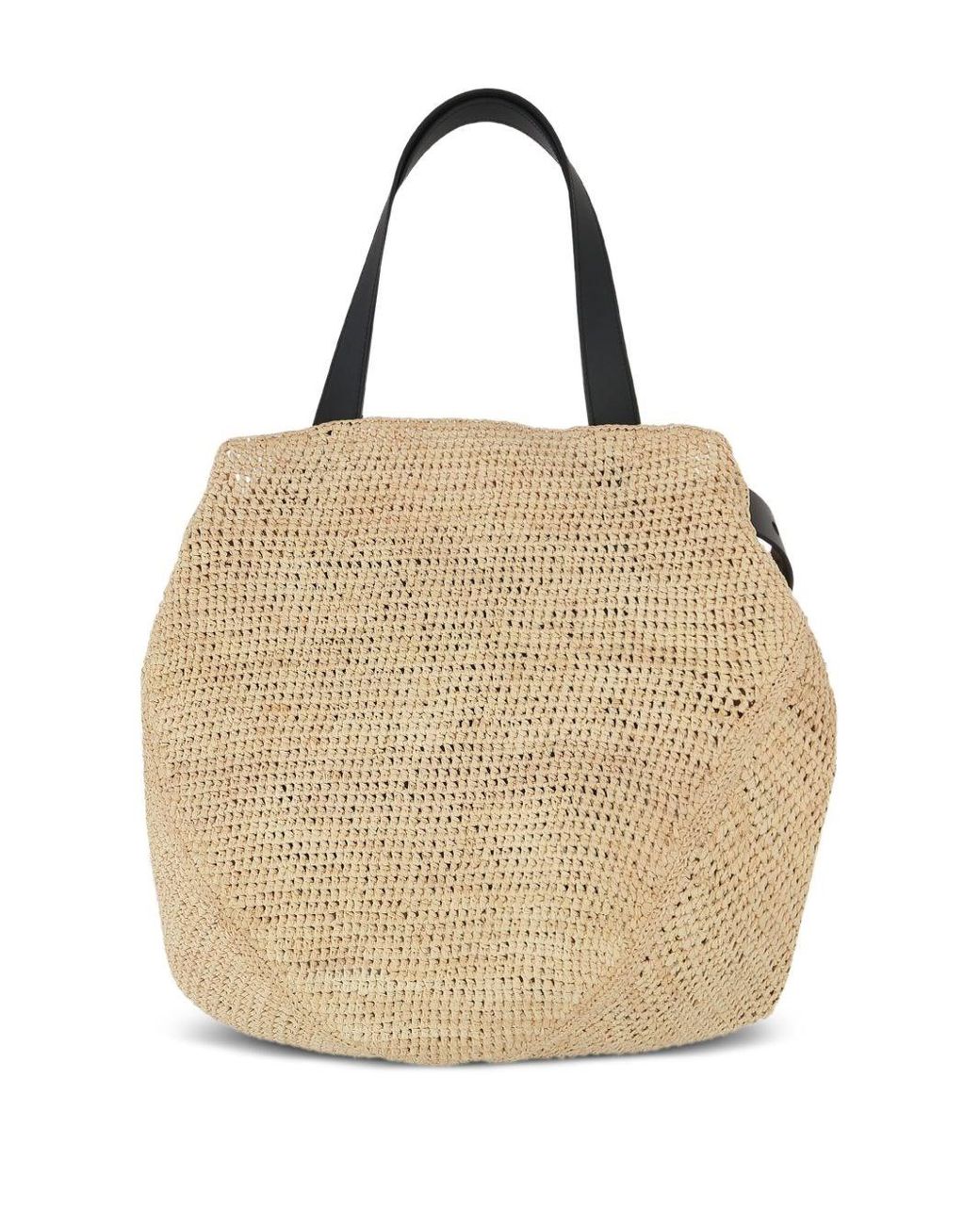 かごバッグ LOEWE PUNCH HOLE MEDIUM STRAW BUCKET BAG Loewe Punch Hole Medium Straw Bucket Bag in Natural | Lyst UK