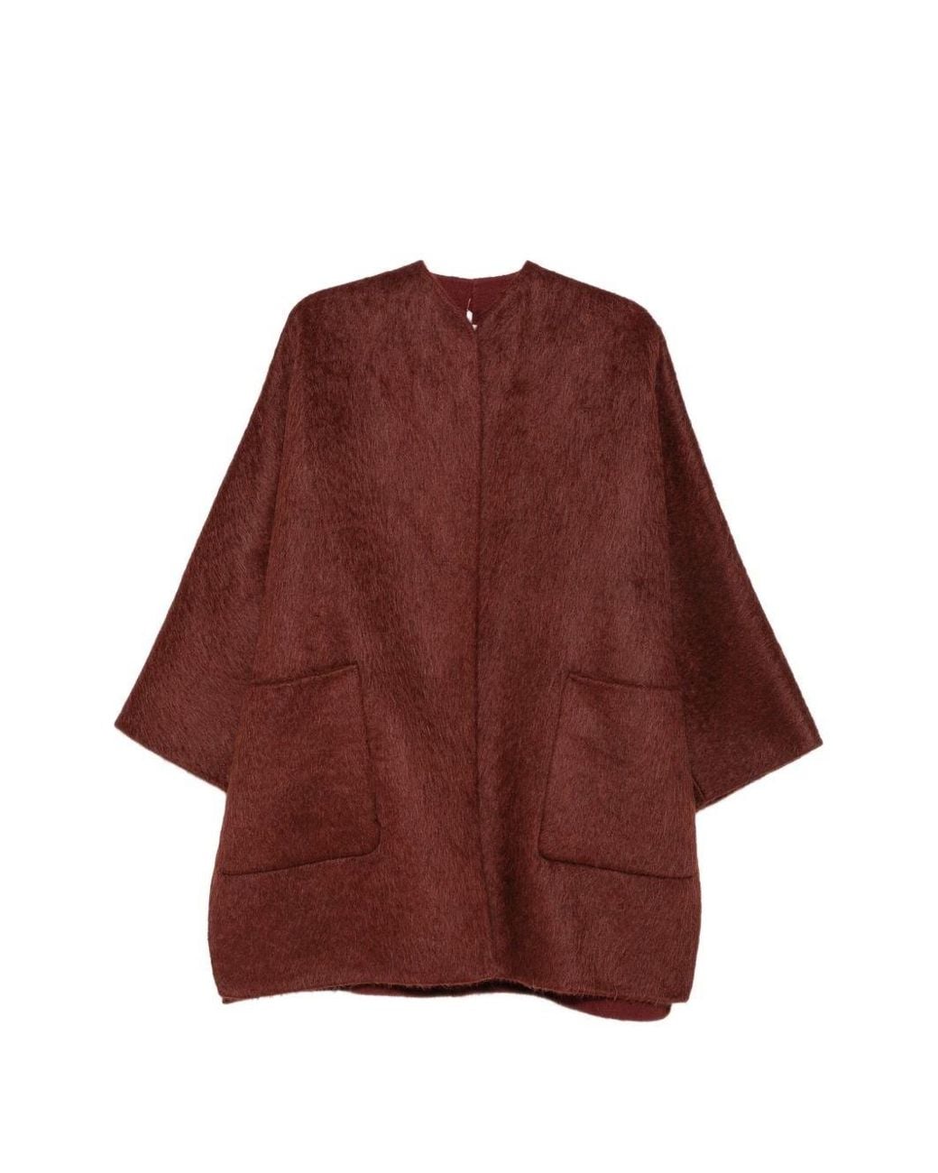 Max Mara Red Wool Coat