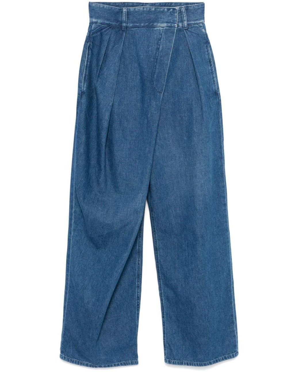 Loewe Wrap Jeans in Blue | Lyst