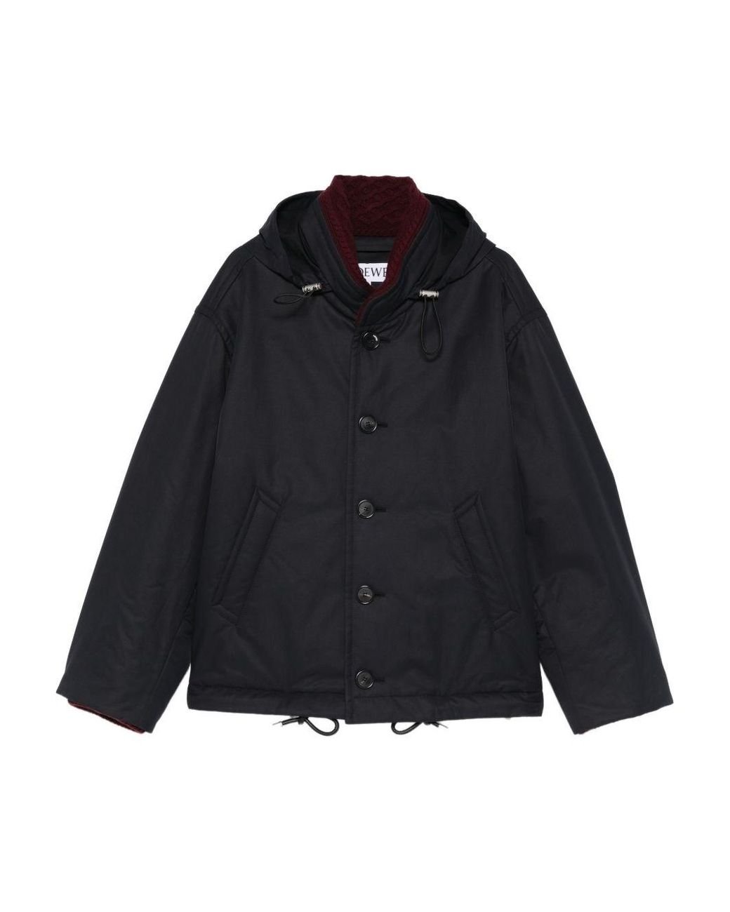 Loewe Blue Nylon Padded Jacket for men