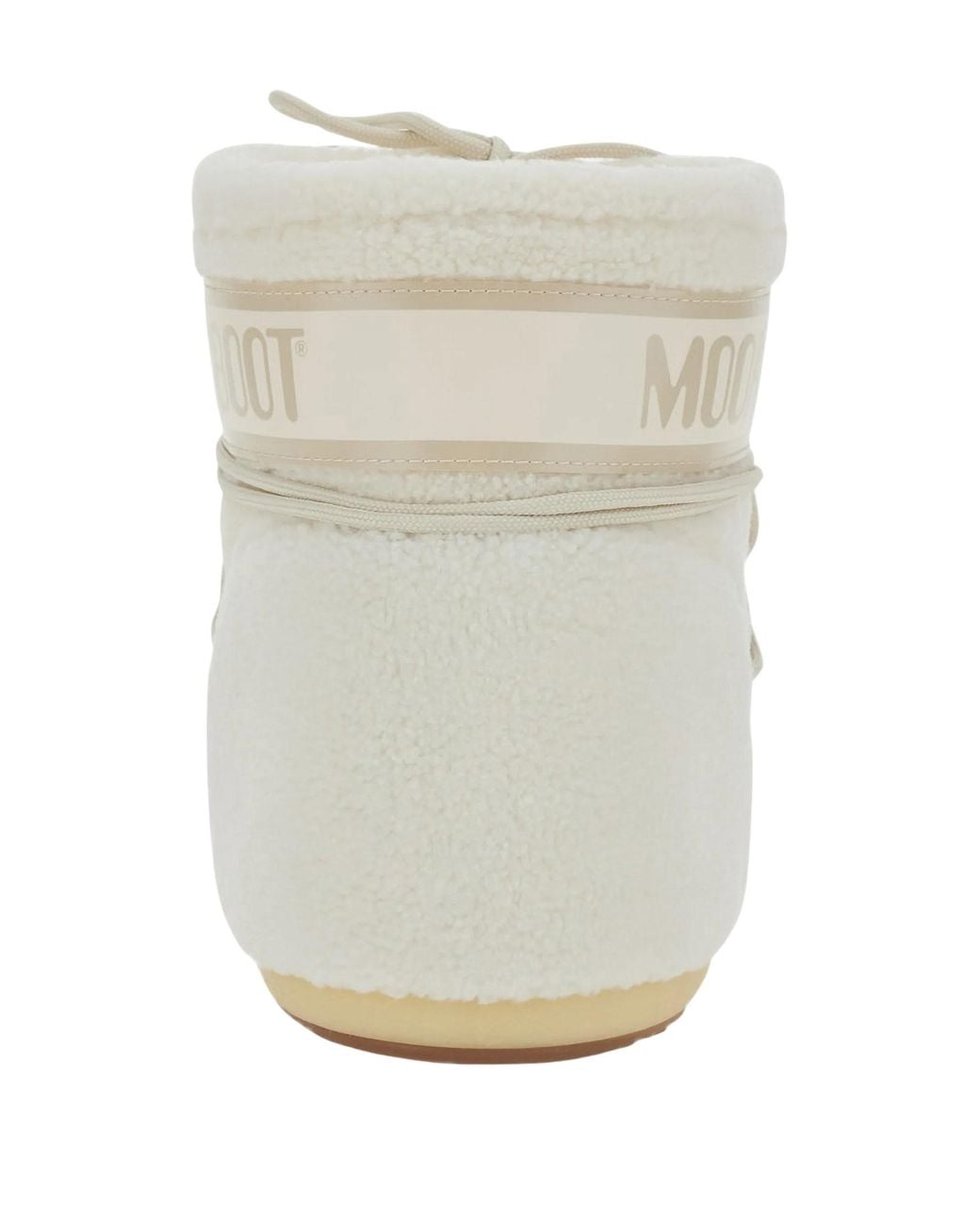 Moon Boot White Icon Low Shearling-Effect Boots
