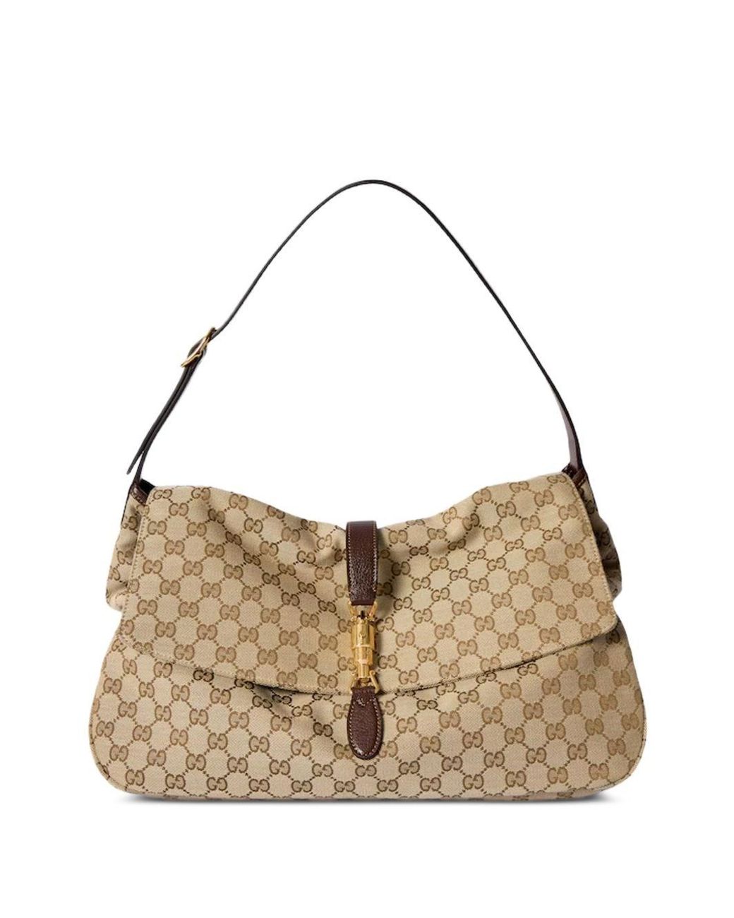 Gucci Metallic Jackie Flap Shoulder Bag for men