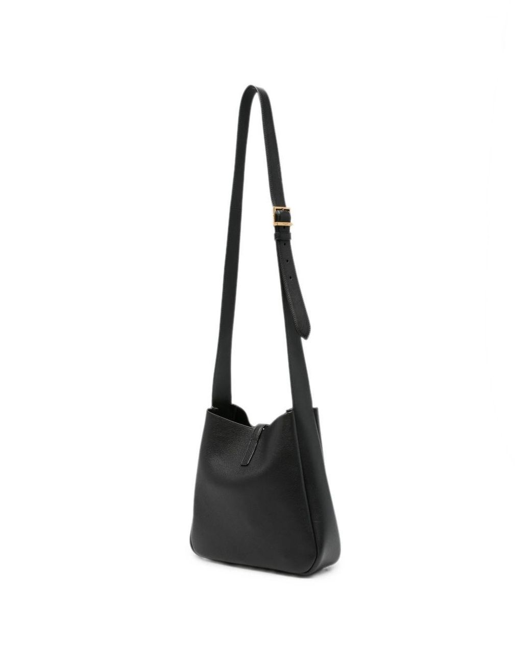 Saint Laurent Black Le 5 À 7 Leather Crossbody Bag