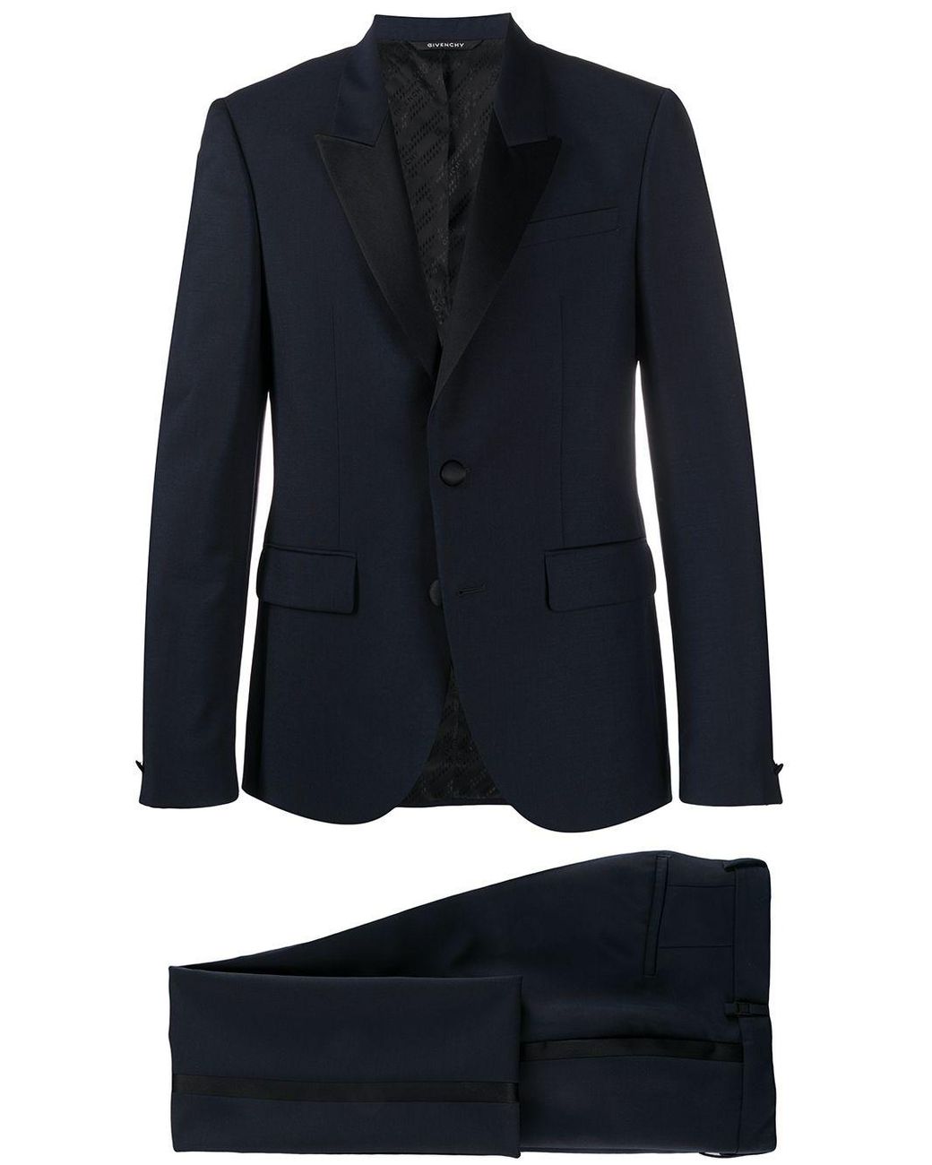 Givenchy Wool Single-breasted Suit in Blue for Men - Save 58% - Lyst
