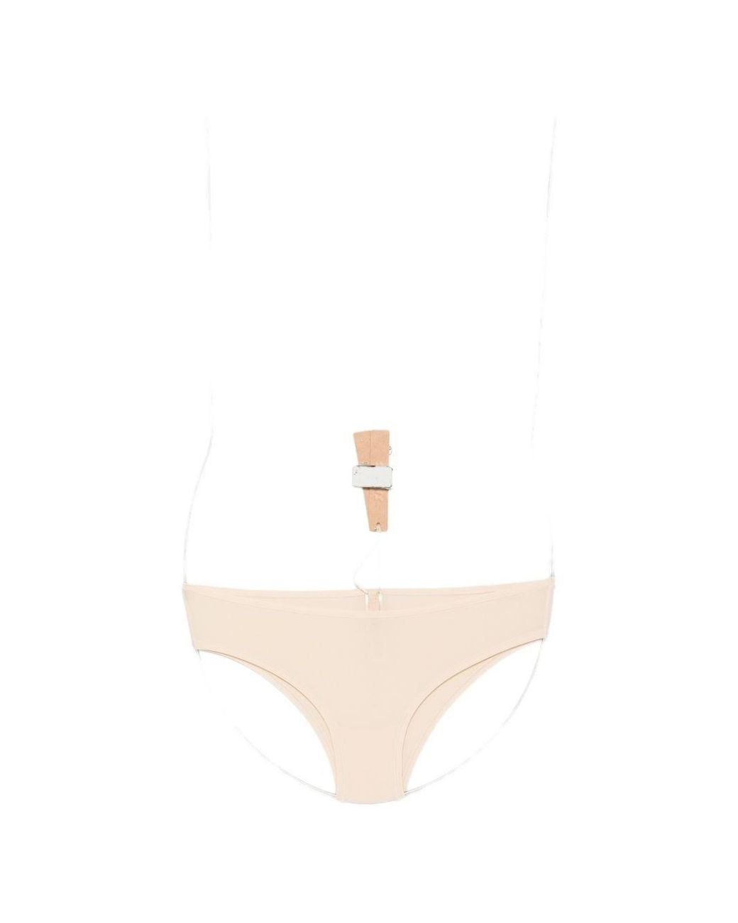 Skims White Cheeky Briefs