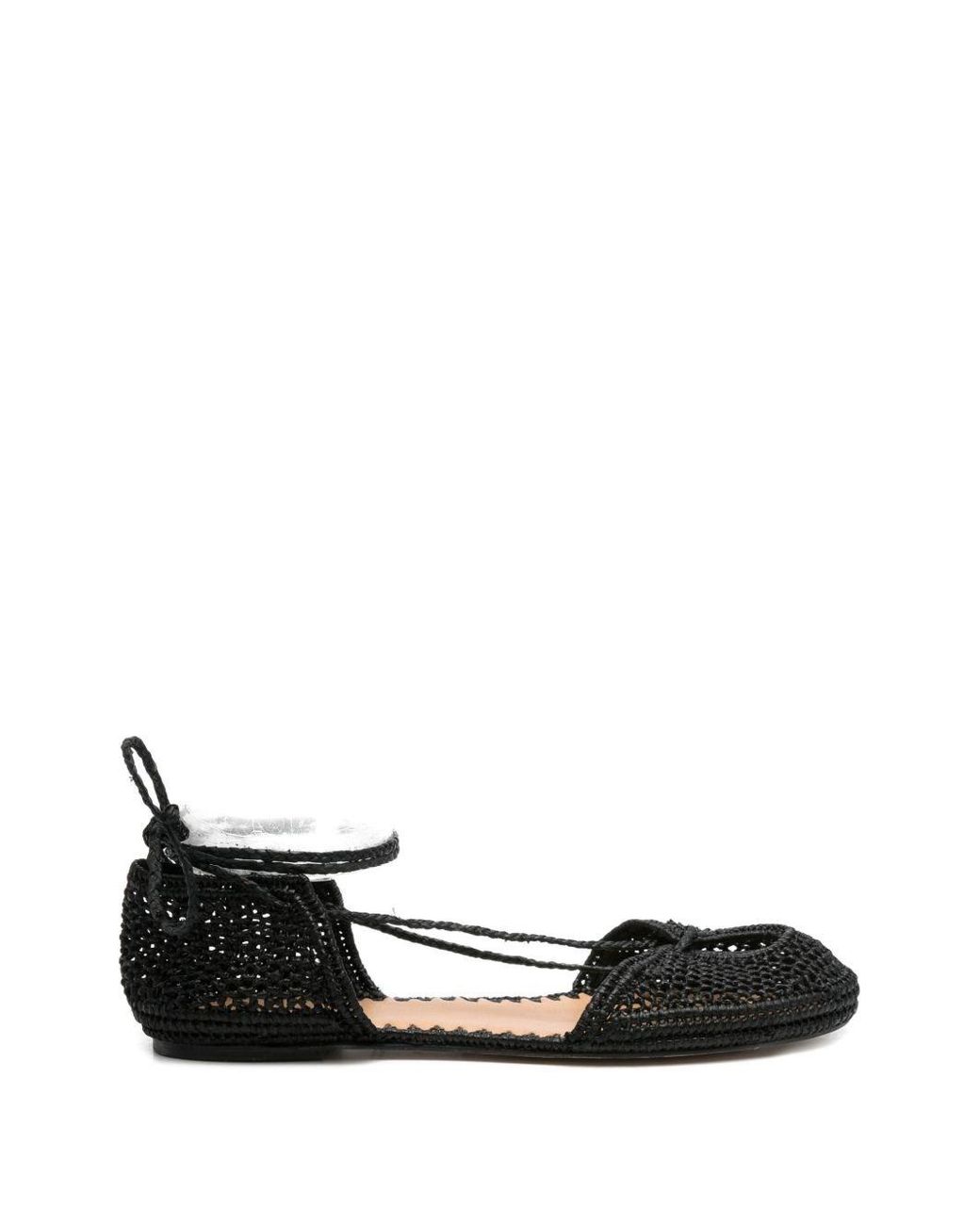 Odissi Black Lima Rafia Espadrilles