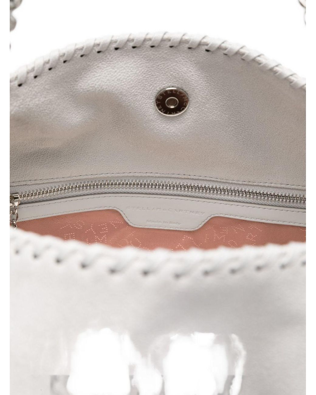 Stella McCartney White Falabella Drawstring Tote Bag