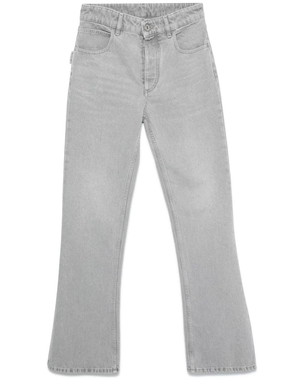 Bottega Veneta Gray Slim Denim Cotton Jeans